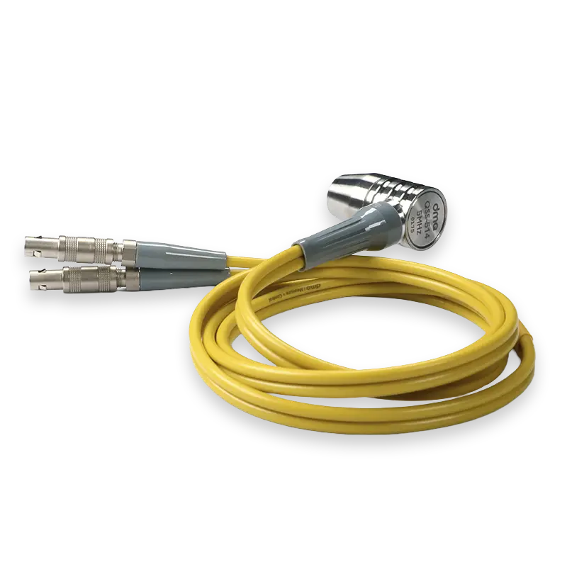 Transductor 5 MHz Ø10 mm 90° Hi-Damp